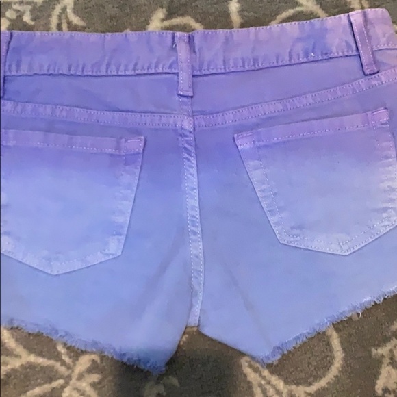 Ombré Purple Shorts - Picture 2 of 2